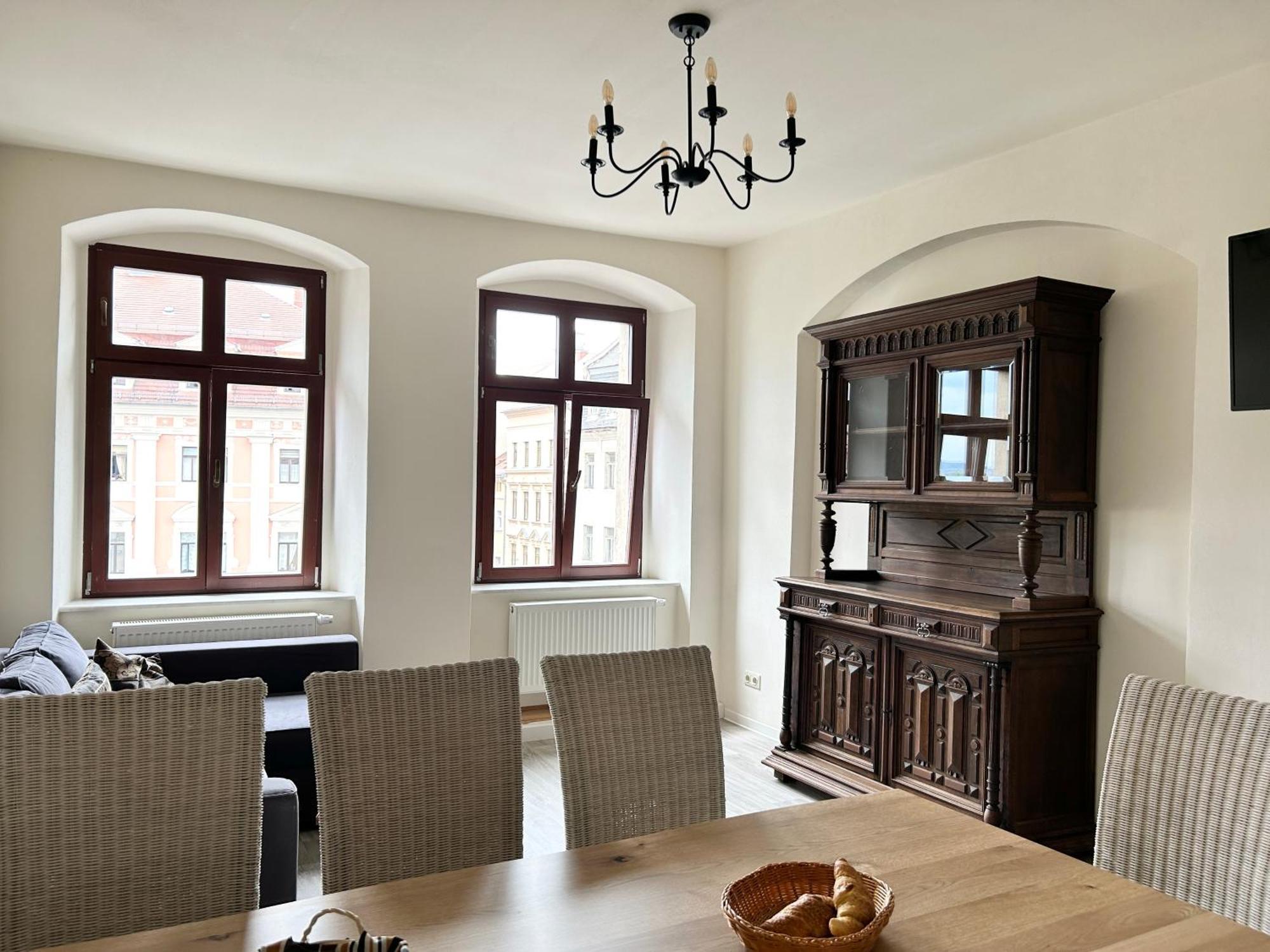 Fewos Anno 1529 In Top-Altstadtlage Von Zittau Esterno foto